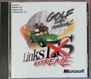 Golf With Attitude Links Extreme Microsoft Windows PC CD Rom Game Disc & Manual - Picture 1 of 3