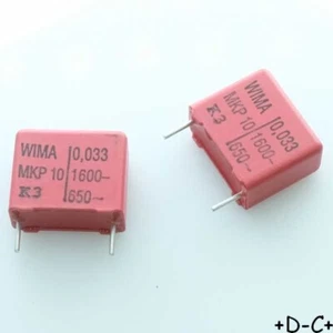 PP MKP10 33nF 1600VDC 650VAC 8x15x18mm pas15 Wima Film Kondensator (2er Set) - Bild 1 von 1