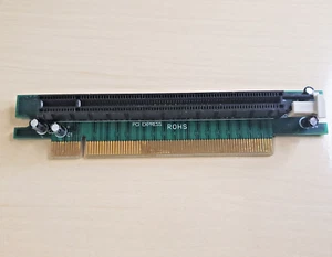 90 Degree PCI-E Pci-Express 16X Right Angle Extender Protector Riser Adapter E7 - Picture 1 of 4