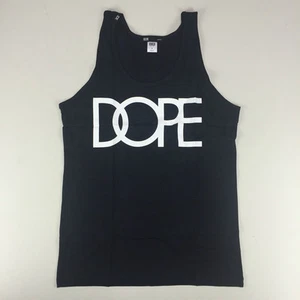 Serbatoio logo DOPE - canotta nera casual nuova - taglia: S, XL - Foto 1 di 1