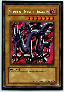 YUGIOH! SERPENT NIGHT DRAGON - SECRET RARE - UNLIMITED - MRL-103 - Picture 1 of 2