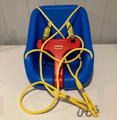 LITTLE TIKES 2 en 1 Cómodo y Seguro Columpio Respaldo Alto Seguridad para Bebés y Niños Pequeños Foto 1 de 4