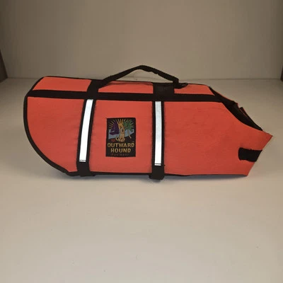 Outward гончая домашних животных Gear неоновый оранжевый собаки спасательный жилет водяной жилет без ярлыков - Изображение 1 из 4