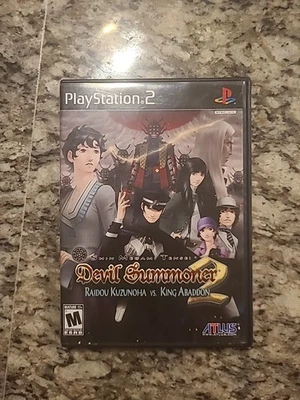PS2 Shin Megami Tensei Devil Summoner 2 Raidou Kuzunoha vs King Abaddon CIB - Image 1 of 4