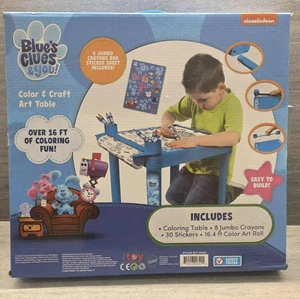 Blue's Clues & You! Color and Craft Art Table - NIB - Sold out Everywhere! - Picture 1 of 3