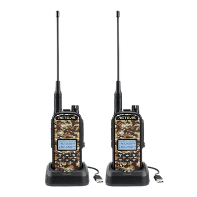 Retevis EZTalk 62 Walkie Talkies One-Key-Stummschaltung 7 Jagdrufe IP67 2200mAh - Bild 1 von 4