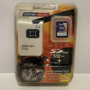 Genuine Dane-Elec zMate MP3 512MB SD Memory Card SD-M512 - Picture 1 of 5