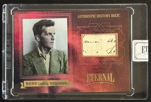 2024 Eternal Cuts Ludwig Wittgenstein Authentic History Relic 21/99 - Picture 1 of 2