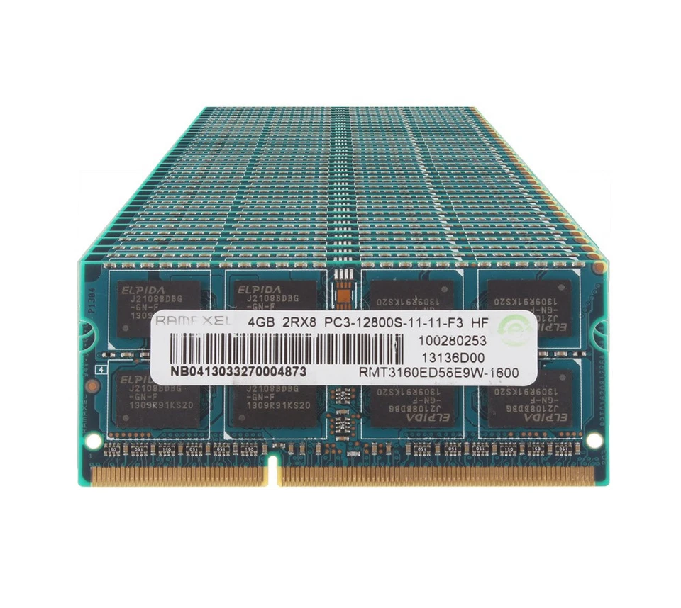 DDR3 204PIN Memory RAM 4GB 1600MHz SODIMM PC3-12800S Ramaxel Notebook PC12800 - Image 1 of 4