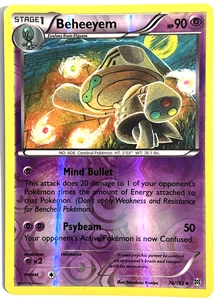 Pokemon - Beheeyem 74/162 Reverse Holo - Picture 1 of 1