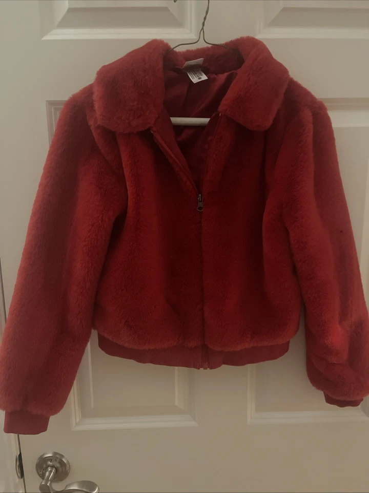 Abrigo rojo Hannah Andersson niñas talla 150 Foto 1 de 1