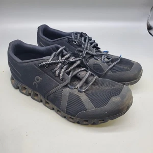 On Cloud Men’s Sz 8 Triple Black 19.0002 Athletic Sneakers - Picture 1 of 7
