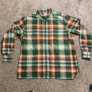 JCRT Hemd Herren 2X grün kariert Knopfleiste Portland Baumwolle Preppy JC#RT - Bild 1 von 5