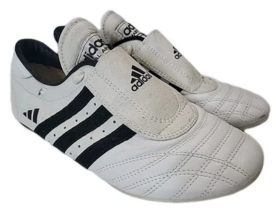 Adidas Taekwondo Martial Arts, Karate, Training Shoes WHITE and BLACK  Size 6 - Image 1 of 4