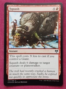 Magic The Gathering KALDHEIM FOIL SQUASH red card MTG - Imagen 1 de 2