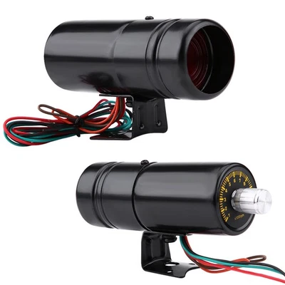Hot 11000RPM Car Motorcycle Adjustable Red LED Tachometer Tacho Gauge Shift Ligh - Image 1 of 4