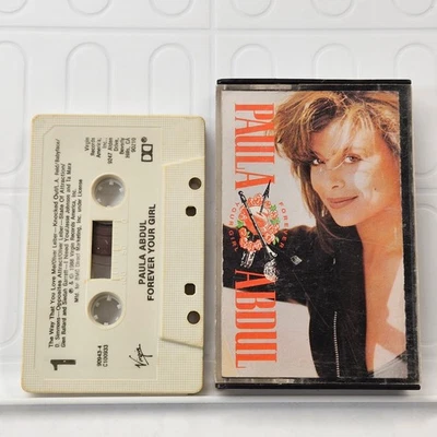 Paula Abdul Forever Your Girl Cassette 1988 Virgin Records BMG - Image 1 of 2