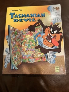 Vintage Look and Find Tasmanian Devil (1996 Warner Brothers) Looney Tunes - Picture 1 of 7