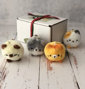 4PC Dog plush keychains / Dog Lover Gifts / Dog Lover Gift Box / H 2.55 in 004 - Picture 1 of 11