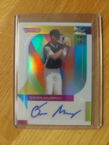 Owen Murphy Auto. #17/25. 2022 Leaf Vivid White Parallel. - Picture 1 of 3