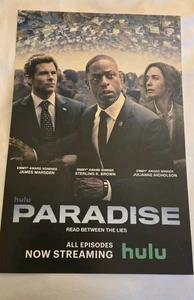 Póster Hulu exclusivo de Comic Con 2025 SDCC Paradise Brown Marsdon Nicholson  - Imagen 1 de 1