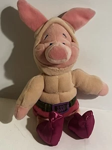 Disney Store Exclusive Tiny Goliath Piglet Wrestler Bean Bag 8" Plush 100AWF Toy - Picture 1 of 6