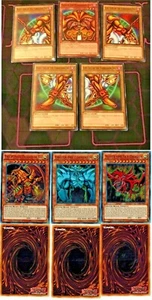 All LEGAL* 8 CARD set EXODIA Egyptian GODS Obelisk SLIFER Winged Ra LDK2 YUGIOH - Picture 1 of 3