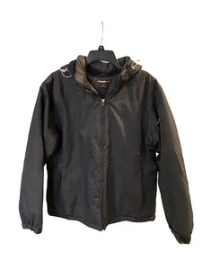 Weather Tamer Winter Ski Jacket Black Coat Unisex Adults L Excellent Condition - Picture 1 of 9