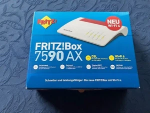 AVM FRITZ!Box 7590 AX Wireless Router/DSL-Modem - Weiß (20002784) - Bild 1 von 2