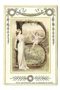 La lettre B - - Chromo Chocolat Louit - Trade card - Picture 1 of 2