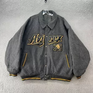 Chaqueta Avirex Para Hombres 5XL Gris Reversible Bombardero Años 90 Y2K HipHop Rap Ropa de Calle Abrigo - Imagen 1 de 14