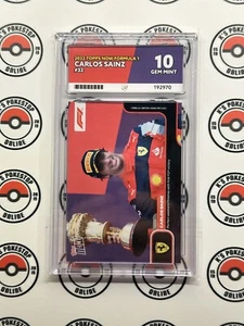 Carlos Sainz I 32 I First F1 Victory I Ace Grading 10 I 2022 Topps Now I F1 I - Picture 1 of 2