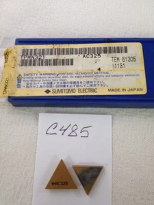10 NEW SUMITOMO TPMN 321 CARBIDE INSERTS. GRADE: AC325. (C485) - Picture 1 of 1
