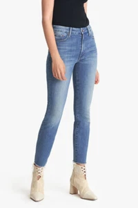 NUEVO CON ETIQUETAS Madre Denim Cintura Alta Looker Tobillo Fray en Wander Dust TALLA 24 - Imagen 1 de 7