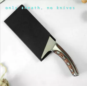 Cuchillo chino funda carnicero cuchillo chef vaina helicóptero cuchilla protectora bolsa - Imagen 1 de 4