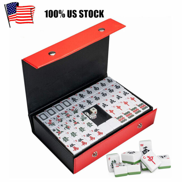 Hot Sell Family Table Board Game Chinese 40mm Luxury Mahjong Set