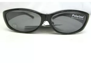 Foster Grant Solar Shield Womens Polarized Sunglasses NEW Black - Picture 1 of 3