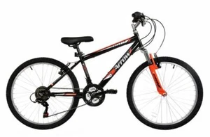 Dallingridge Arrow MTB Boys Hardtail Mountain Bike 24" Wheel Black Red - Picture 1 of 1