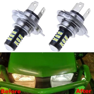 2 Bright LED light bulbs for Kubota L3560 L4060 L4760 L5060 L6060 M100 Headlight - Picture 1 of 7