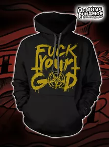 God Free Youth - Fuck Your God SWEATSHIRT SIZE M HEXED CLOTHING - Imagen 1 de 1