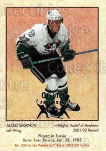 2002-03 Parkhurst Retro Fall Expo #230 Alexei Smirnov - Picture 1 of 1