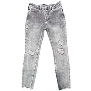 GAP | Girls’ High Rise Denim Destructed Gray Wash Ankle Jeggings | Size 14| NWOT - Picture 1 of 4