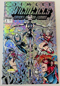 WILDC.A.T.S. #2 (1992 Image) 1st App of Wetworks! Jim Lee Story, Prism Cover VF+ - Picture 1 of 3