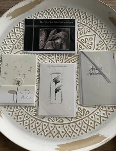 SET aus 4 TRAUERKARTEN 🌸 Neu in OVP! - Bild 1 von 2