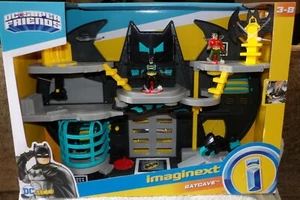 Imaginext DC SUPER FRIENDS BATCUEVA CON FIGURAS DE BATMAN Y ROBIN 2019 - Imagen 1 de 11