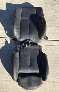 04-10 BMW E64 645Ci Passenger Right Side Sports Heated Seat Black Leather Set - Picture 1 of 12
