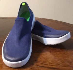 Oofos OOmg eeZee Damenschuhe 10,5 marineblau niedrige Slipper - Bild 1 von 4