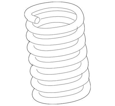 Genuine Audi Coil Spring 8K0-411-105-ED - Imagem 1 de 2