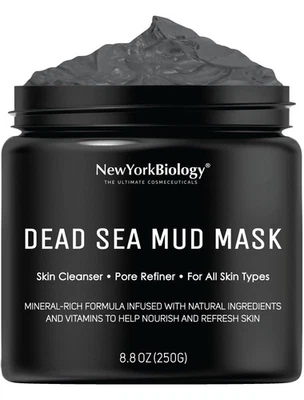 New York Biology Dead Sea Mud Mask for Face and Body | Spa Quality Pore Refin... - Image 1 of 4
