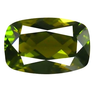 0.77 ct Magnificent AAA Cushion Shape (7 x 5 mm) Green Green Tourmaline Stone - Picture 1 of 1